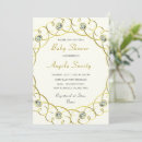 Search for diamond baby shower invitations Gold