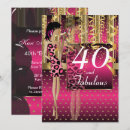 Search for pink and black girls birthday invitations Girls night out