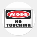 Search for touch stickers No touching