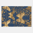 Search for blue butterfly wrapping paper Gold
