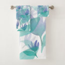 Search for aquamarine bath towels Floral
