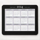 Search for calendar mouse mats Black and white