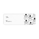 Search for snowmen return address labels White