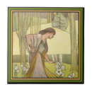 Search for art nouveau tiles Woman