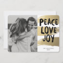 Search for peace love joy christmas cards White