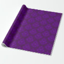 Search for purple skulls wrapping paper Gothic