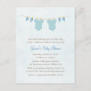 Search for pink booties baby shower invitations Blue