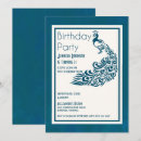 Search for peacock birthday invitations Stylish