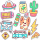 Search for telephone booth stickers Retro