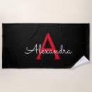 Search for red and black beach towels Modern