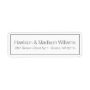 Search for border return address labels Chic