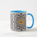 Search for spanish style mugs Blue