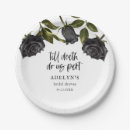 Search for gothic plates Gothic bridal shower