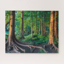 Search for tree roots puzzles Forest