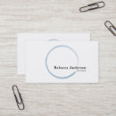 Search for blue circle business cards Watercolor