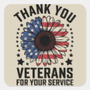 Search for thank you veterans stickers America