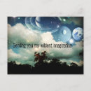 Search for imagination postcards Space