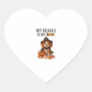 Search for heart beagle stickers Weimaraner