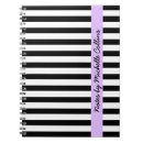 Search for black and white stripes notebooks Contemporary
