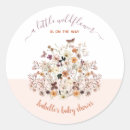 Search for pressing stickers Wildflower baby shower