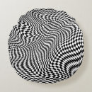 Search for trippy cushions Black and white