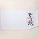 Search for bridesmaid beach towels Girly