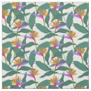 Search for tropical fabric Bird of paradise