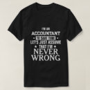 Search for accounting tshirts Job
