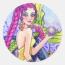 Search for fantasy illustration stickers Mermaid