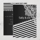 Search for black lace invitations Diamond