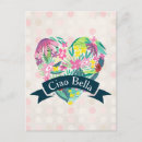 Search for floral leaf pattern postcards Green leaves