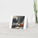 Search for red fox christmas cards Forest