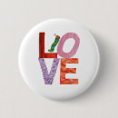 Search for affection round badges Valentine