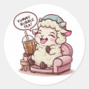 Search for sheep cartoon stickers Kawaii
