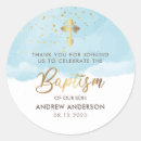 Search for blue baptism stickers Watercolor