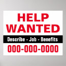 Search for help wanted signs Employment