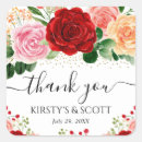 Search for yellow roses wedding stickers Watercolor