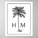 Search for and black monogram posters Monogrammed