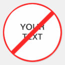 Search for banned sign stickers Prohibited