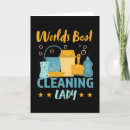 Search for cleaning lady cards Housekeeper