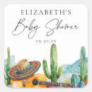 Search for fiesta baby shower stickers Watercolor