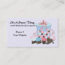 Search for sweet treats business cards Handmade