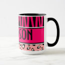 Search for hot pink leopard mugs Modern
