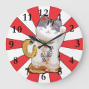 Search for lucky cat clocks Pet