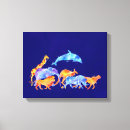 Search for colourful animal canvas prints Watercolor