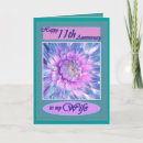 Search for 11th anniversary cards Wife
