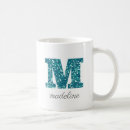 Search for the letter m mugs Glitter