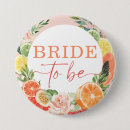 Search for orange wedding badges Bridal shower