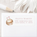 Search for bamboo return address labels Watercolor