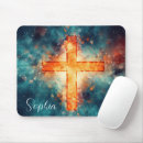 Search for red cross mouse mats Jesus